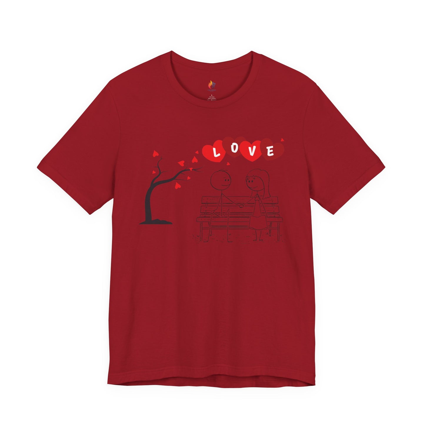 Couple Valentine’s Day T-shirt, Cute Valentine Shirt, Love Graphic Tee, Unisex Valentine Outfit, Gift for Him or Her, Romantic Holiday Tee