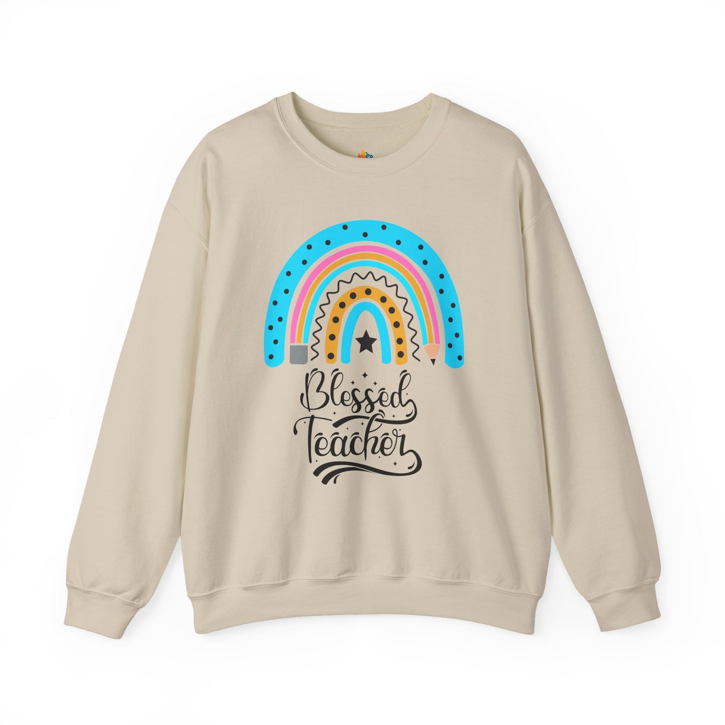 Blessed Teacher, Thanksgiving Sweatshirt, Unisex Crewneck, Fall Season Outfit, Cozy Fall Gift