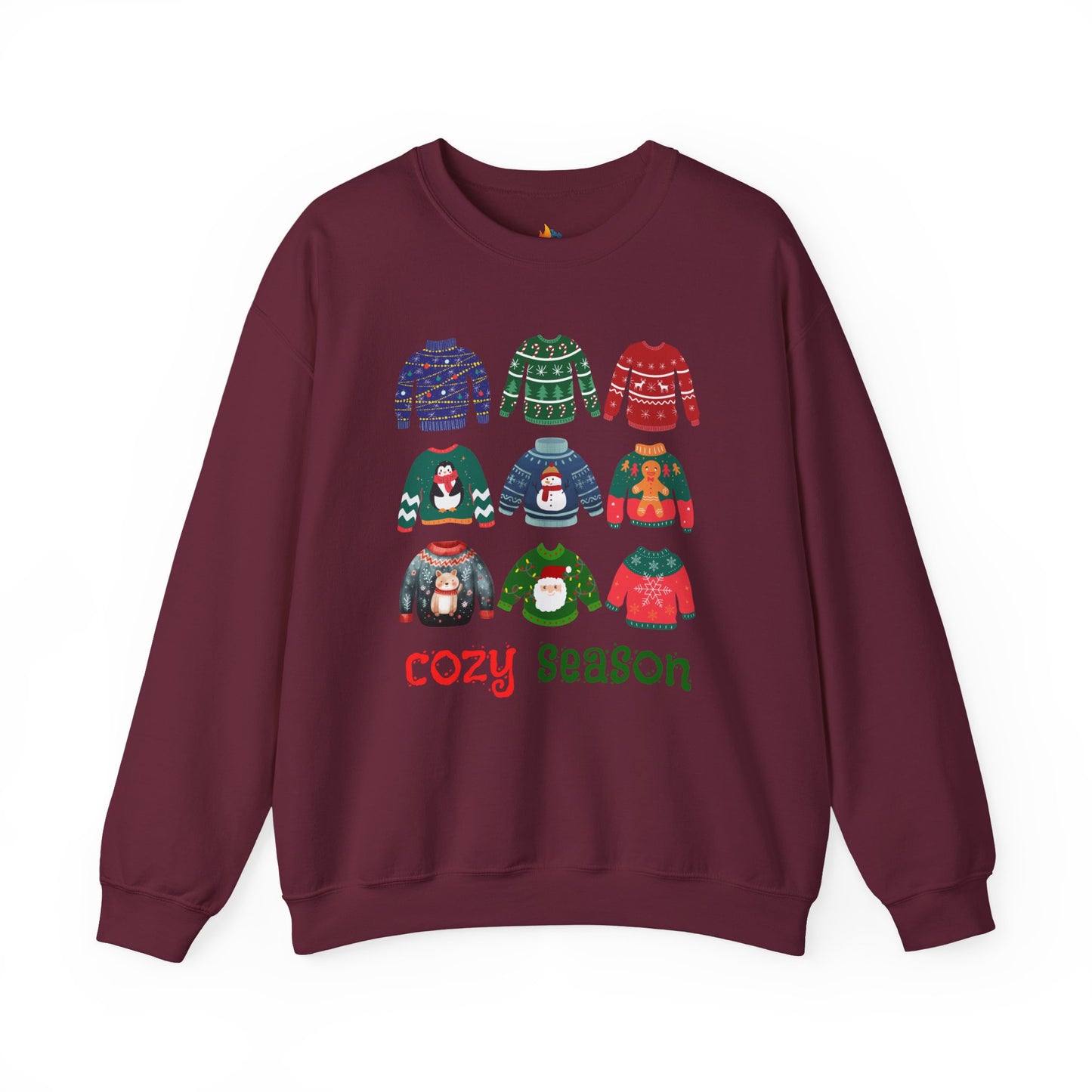 Cozy Season, Christmas Sweatshirt, Unisex Crewneck, Holiday Season Outfit, Winter Sweatshirt