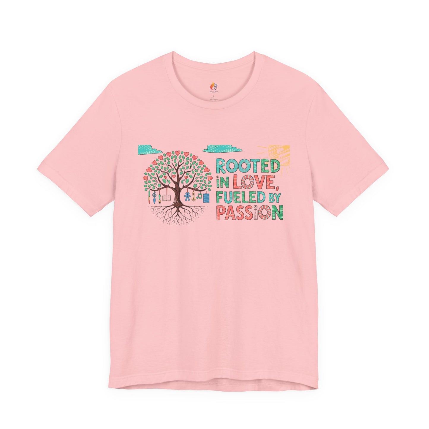 Rooted in Love T-Shirt, Valentine’s Day T-shirt, Cute Valentine Shirt, Love Graphic Tee, Unisex Valentine Outfit, Gift for Him or Her, Romantic Holiday Tee