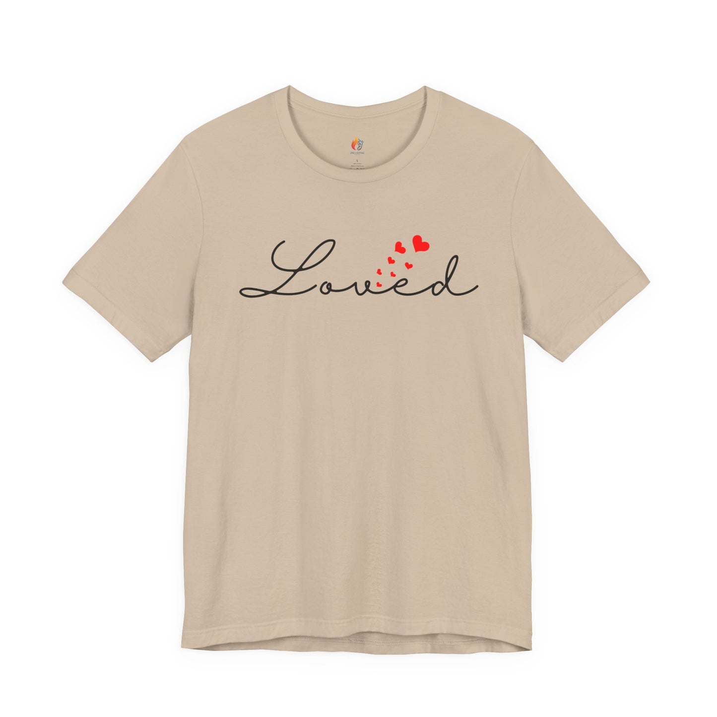 Loved T-Shirt, Valentine’s Day T-shirt, Cute Valentine Shirt, Love Graphic Tee, Unisex Valentine Outfit, Gift for Him or Her, Romantic Holiday Tee