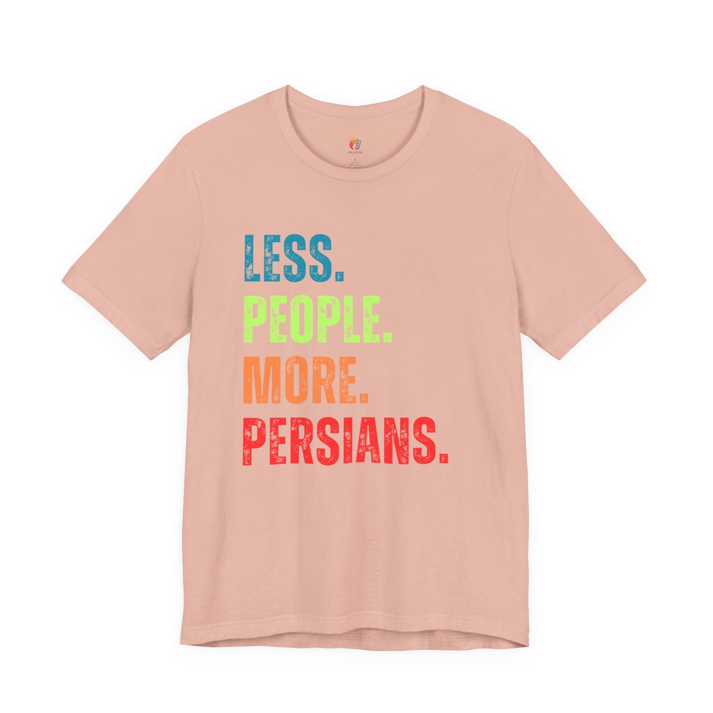 Cat Lover T-Shirt - "Less People More Persians" Graphic Tee