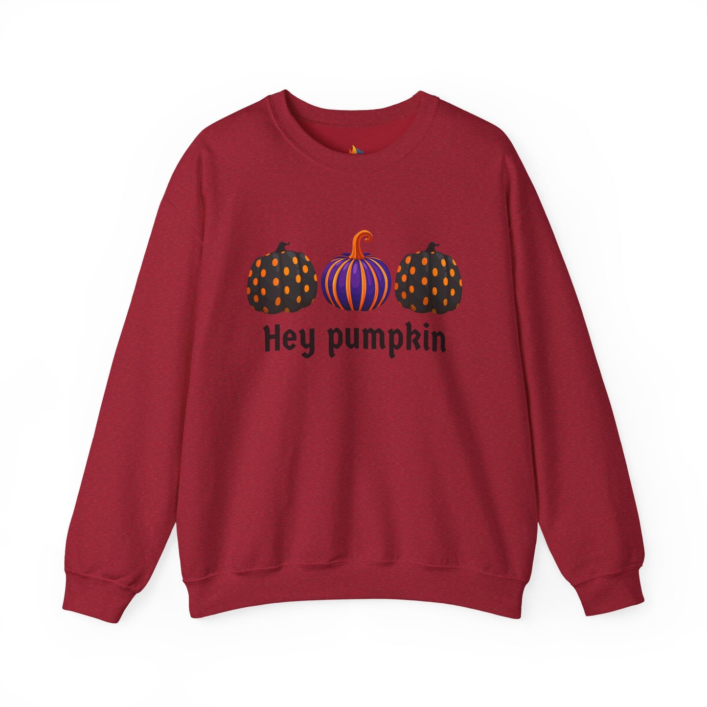 Hey Pumpkin Sweatshirt, Unisex Crewneck, Fall Season Outfit, Halloween Gift, Cozy Fall Gift