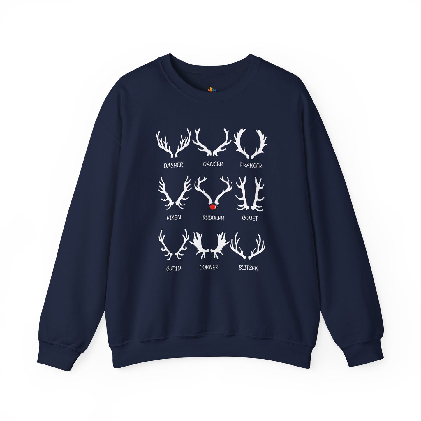 Reindeer, Christmas Sweatshirt, Unisex Crewneck, Holiday Season Outfit, Winter Sweatshirt
