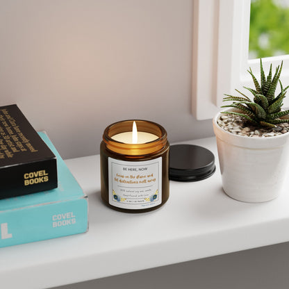 Presence Light Candle | Relaxing & Mindfulness Soy Candle | Meditation & Self-Care Gift