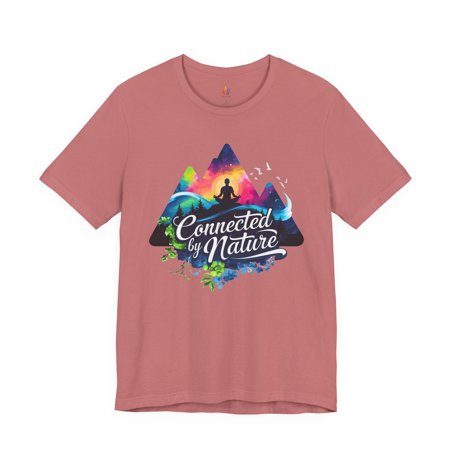 Connected by Nature T-Shirt, Graphic Tee, Gift for Nature lovers, Womens Nature Tee,Mens Nature Tee, Environmentalist Tee, Gifts for Campers