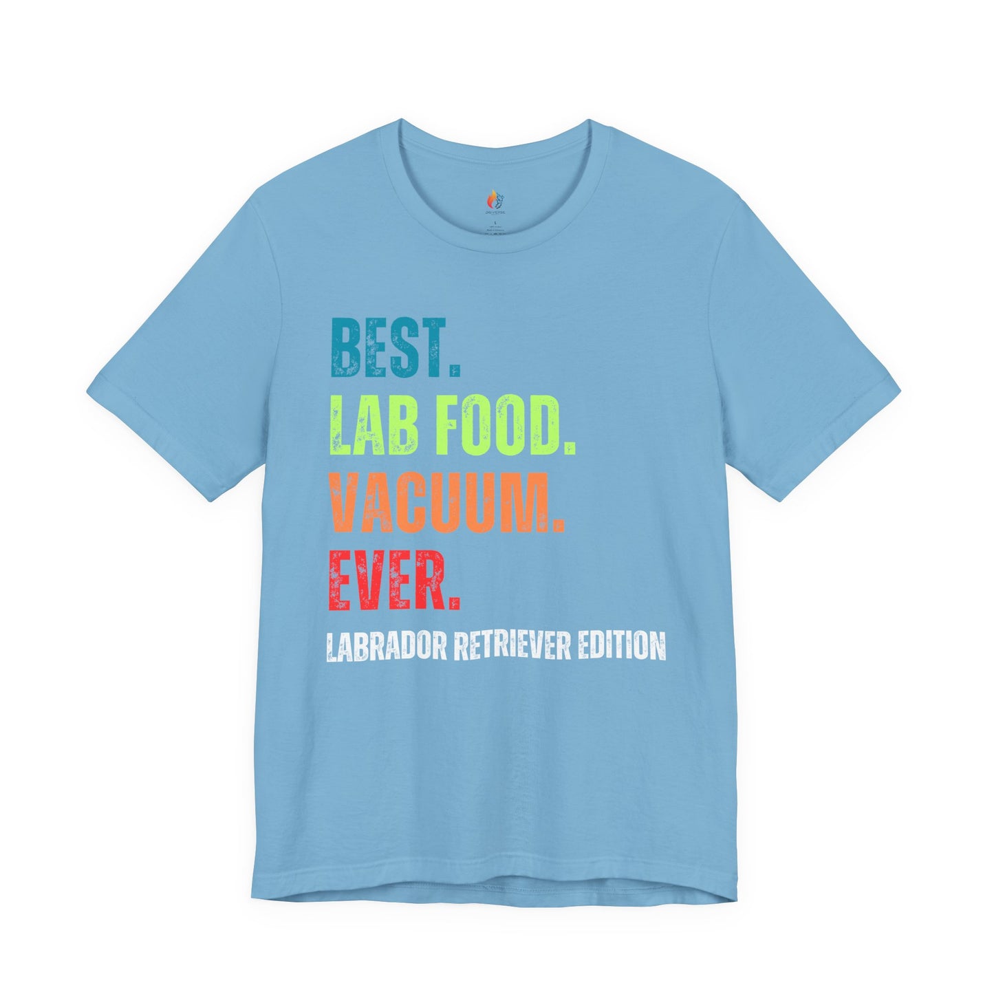 Labrador Dog Lover T-Shirt - "Best Lab Food Vacuum Ever" Graphic Tee
