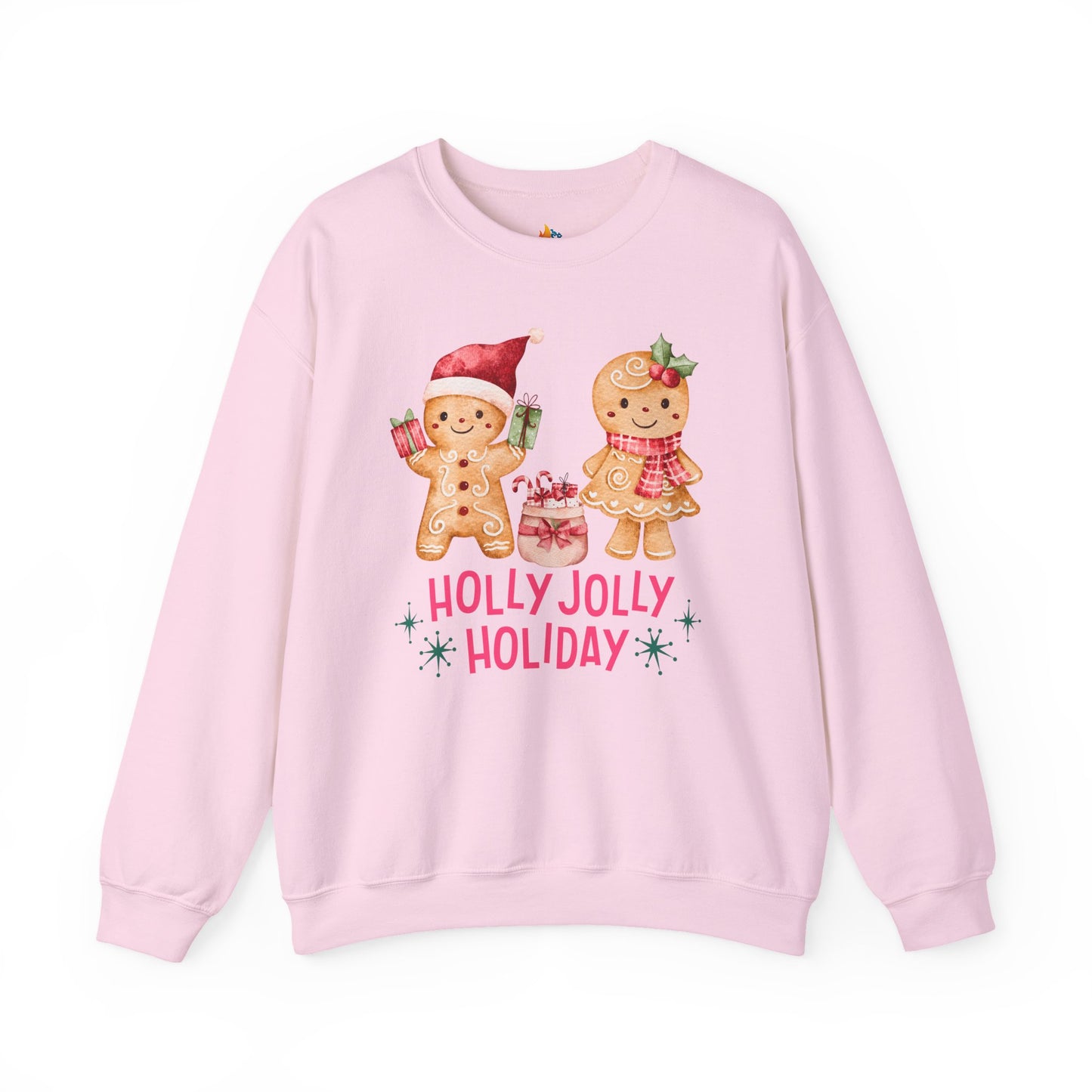 Holly Jolly Holiday, Christmas Sweatshirt, Unisex Crewneck, Holiday Season Outfit, Winter Sweatshirt