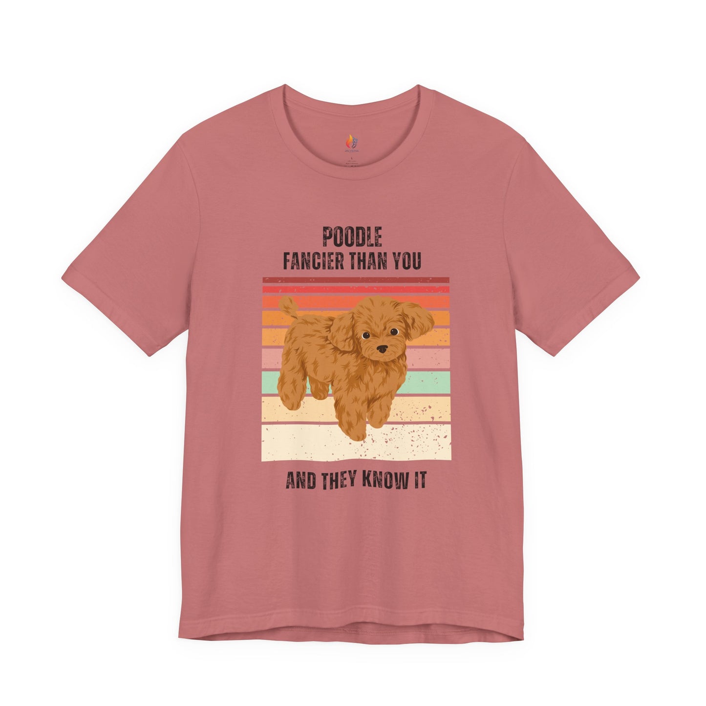 Poodle Dog Lover T-Shirt - Funny  Graphic Tee