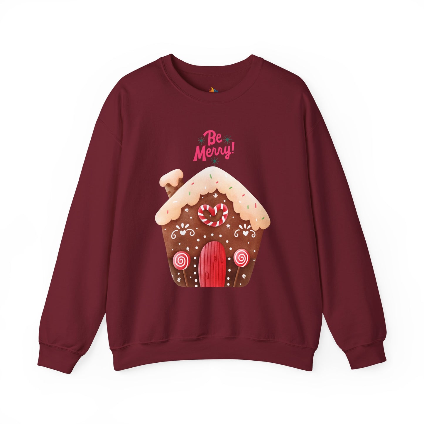 Be Merry Christmas Sweatshirt, Unisex Crewneck, Holiday Season Outfit, Winter Sweatshirt