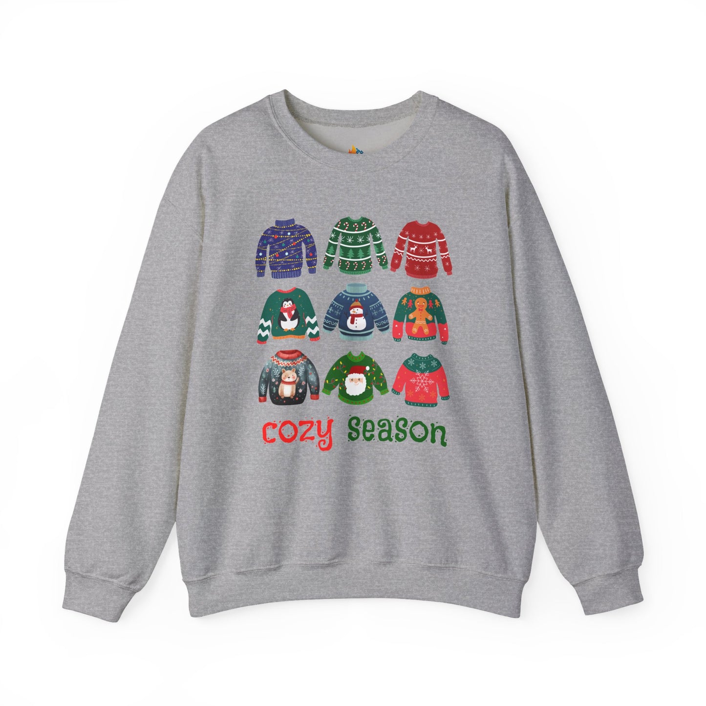 Cozy Season, Christmas Sweatshirt, Unisex Crewneck, Holiday Season Outfit, Winter Sweatshirt