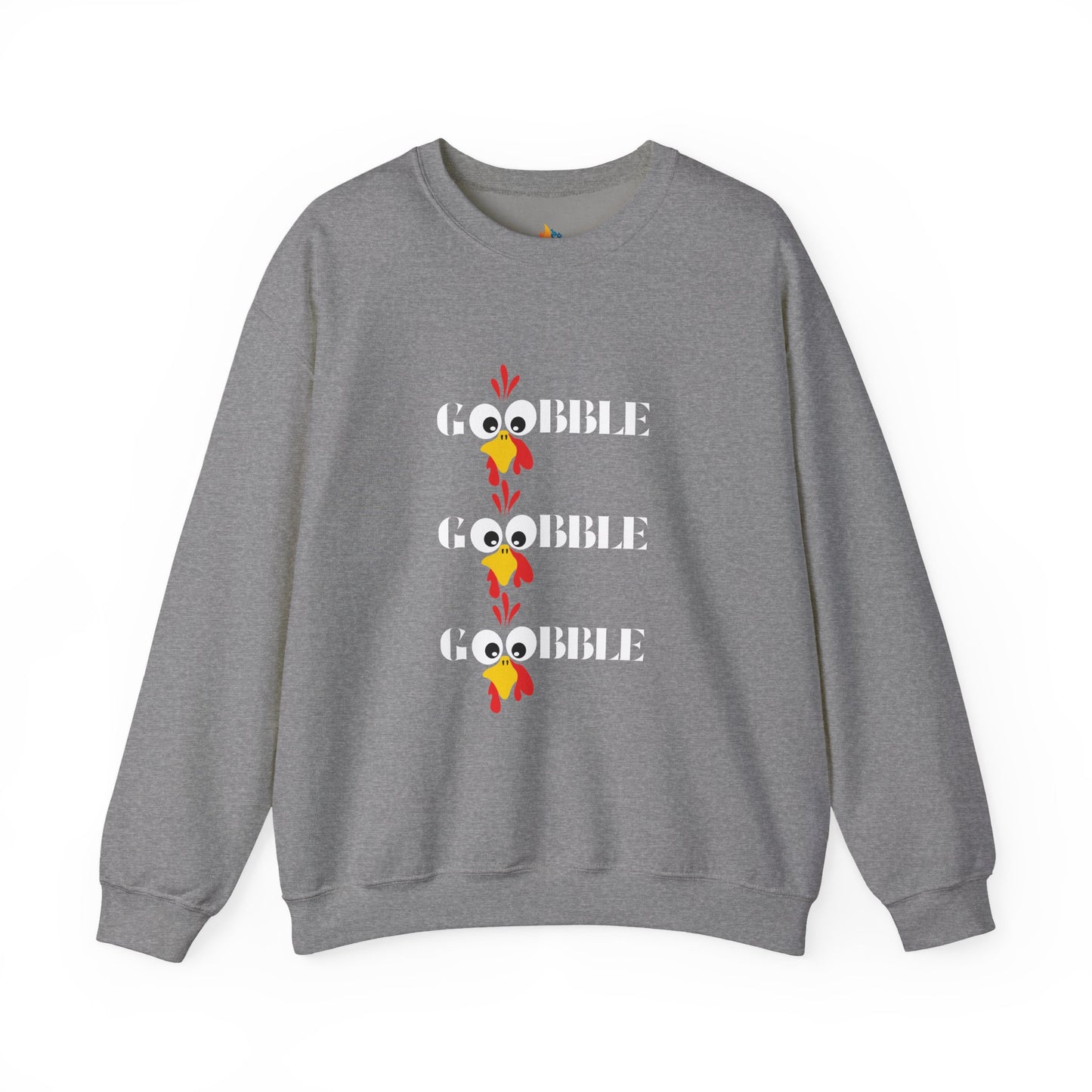 Gobble Gobble, Happy Thanksgiving Sweatshirt, Unisex Crewneck, Fall Season Outfit, Cozy Fall Gift