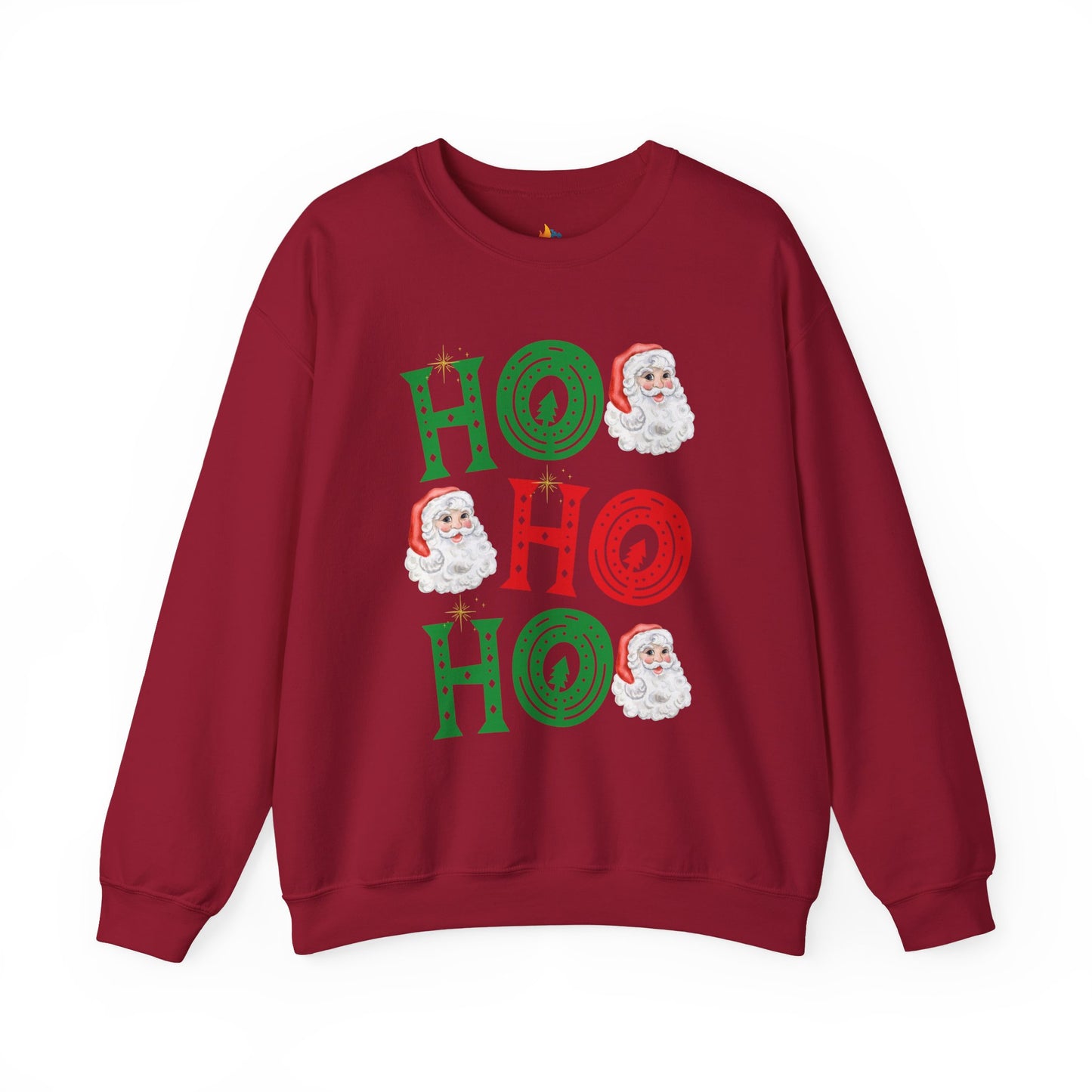 Ho Ho Ho, Christmas Sweatshirt, Unisex Crewneck, Holiday Season Outfit, Winter Sweatshirt