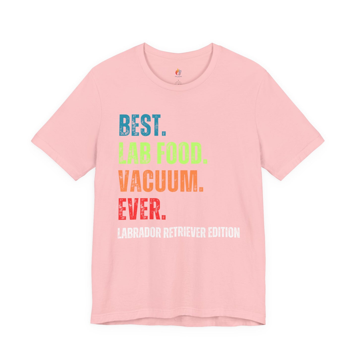 Labrador Dog Lover T-Shirt - "Best Lab Food Vacuum Ever" Graphic Tee