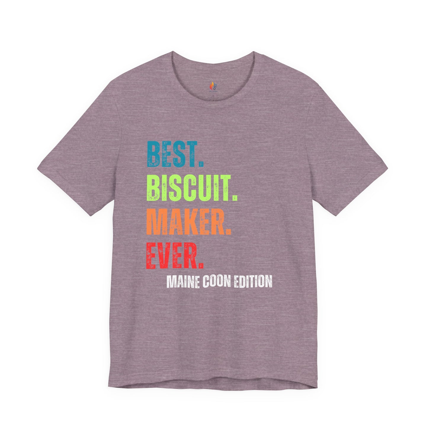 Maine Coon Cat Lover T-Shirt - "Best Biscuit Maker Ever" Graphic Tee
