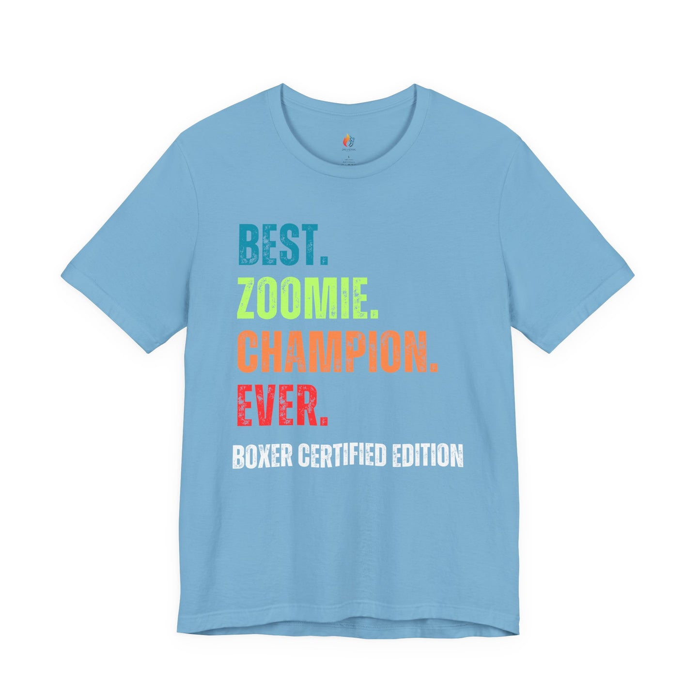 Boxer Dog Lover T-Shirt - "Best zoomie Champion Ever" Graphic Tee