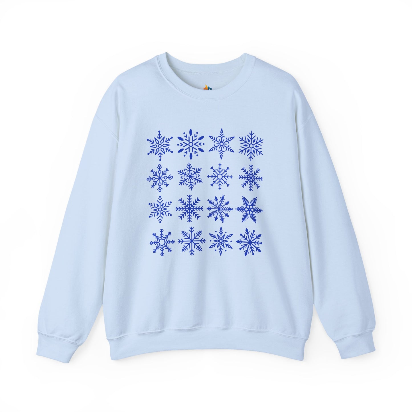 Snowflakes, Christmas Sweatshirt, Unisex Crewneck, Holiday Season Outfit, Winter Sweatshirt