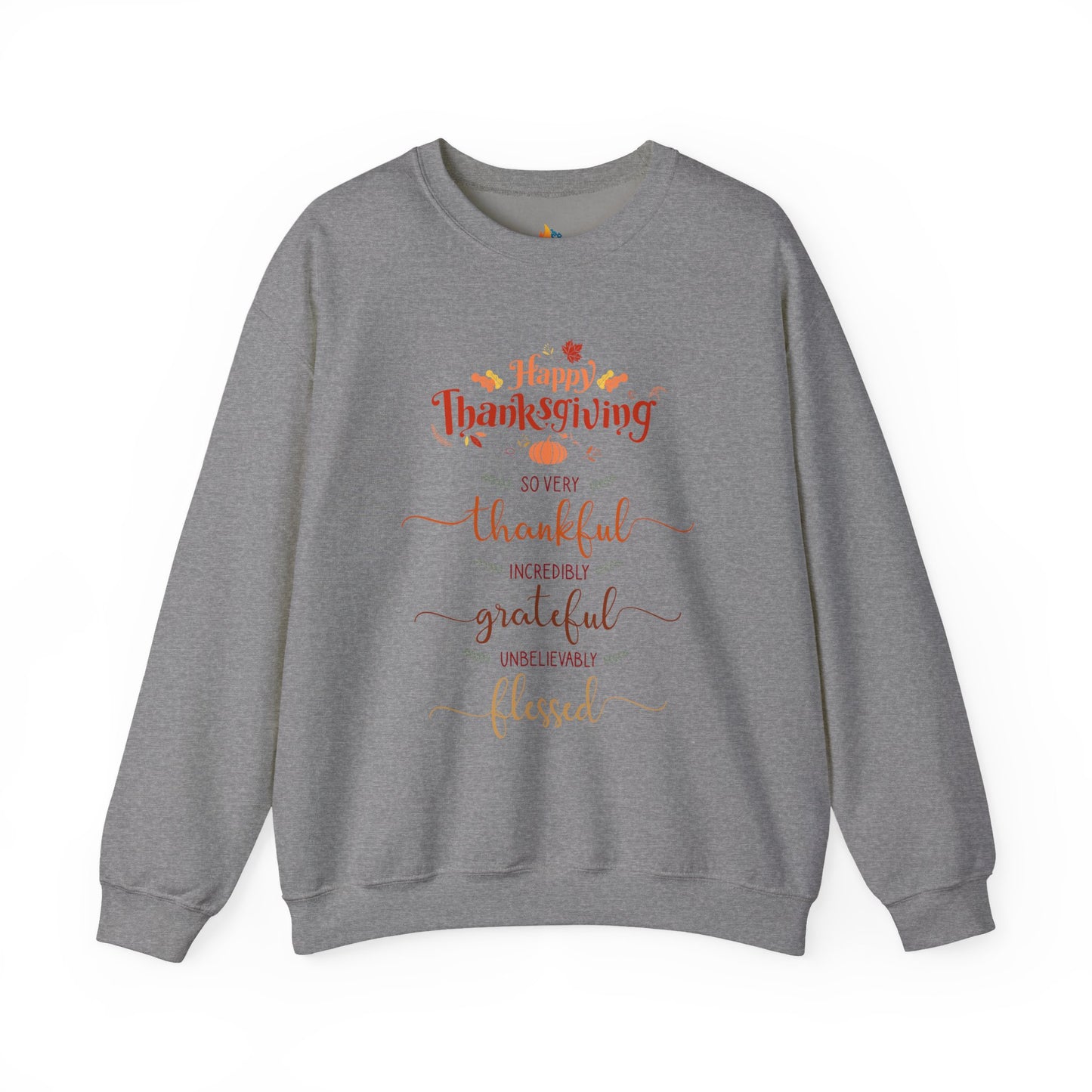 Happy Thanksgiving Sweatshirt, Unisex Crewneck, Fall Season Outfit, Cozy Fall Gift