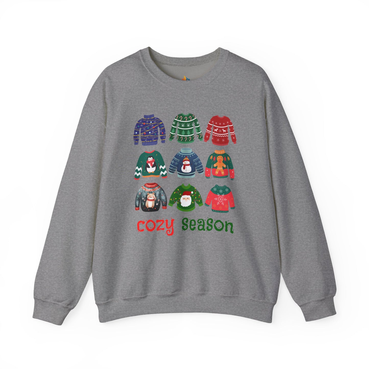 Cozy Season, Christmas Sweatshirt, Unisex Crewneck, Holiday Season Outfit, Winter Sweatshirt