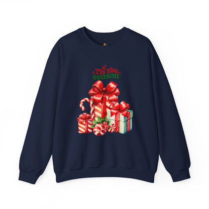 Tis the Season, Christmas Sweatshirt, Unisex Crewneck, Holiday Season Outfit, Winter Sweatshirt