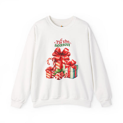 Tis the Season, Christmas Sweatshirt, Unisex Crewneck, Holiday Season Outfit, Winter Sweatshirt