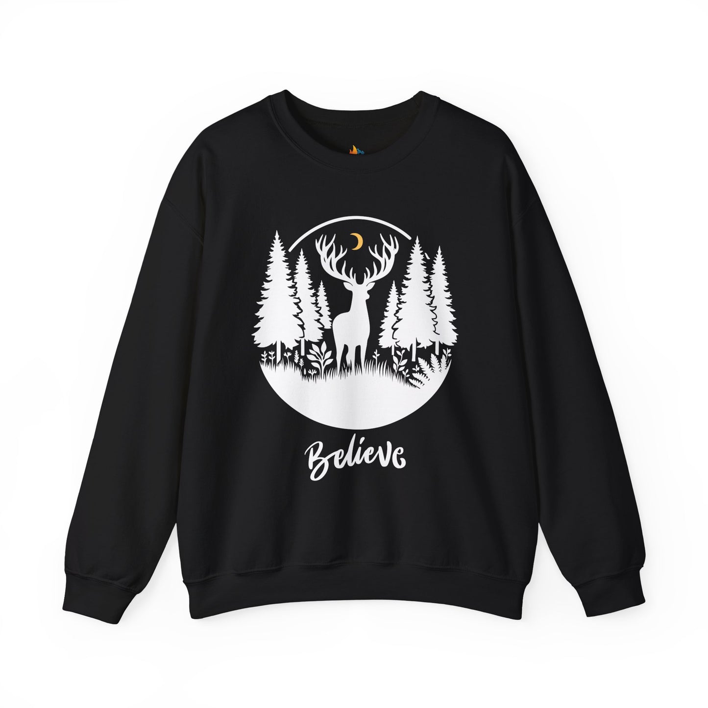 Believe, Christmas Sweatshirt, Unisex Crewneck, Holiday Season Outfit, Winter Sweatshirt