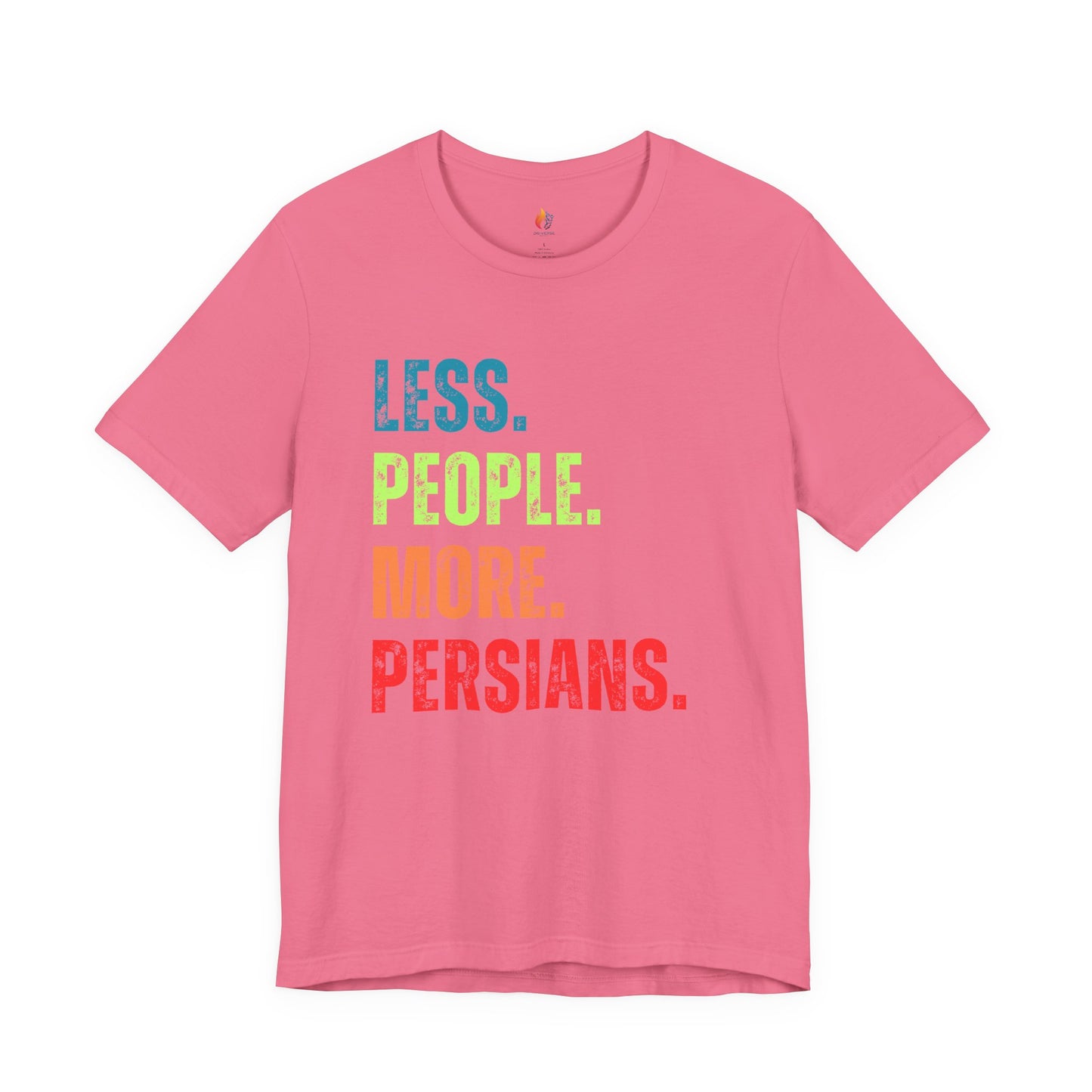 Cat Lover T-Shirt - "Less People More Persians" Graphic Tee