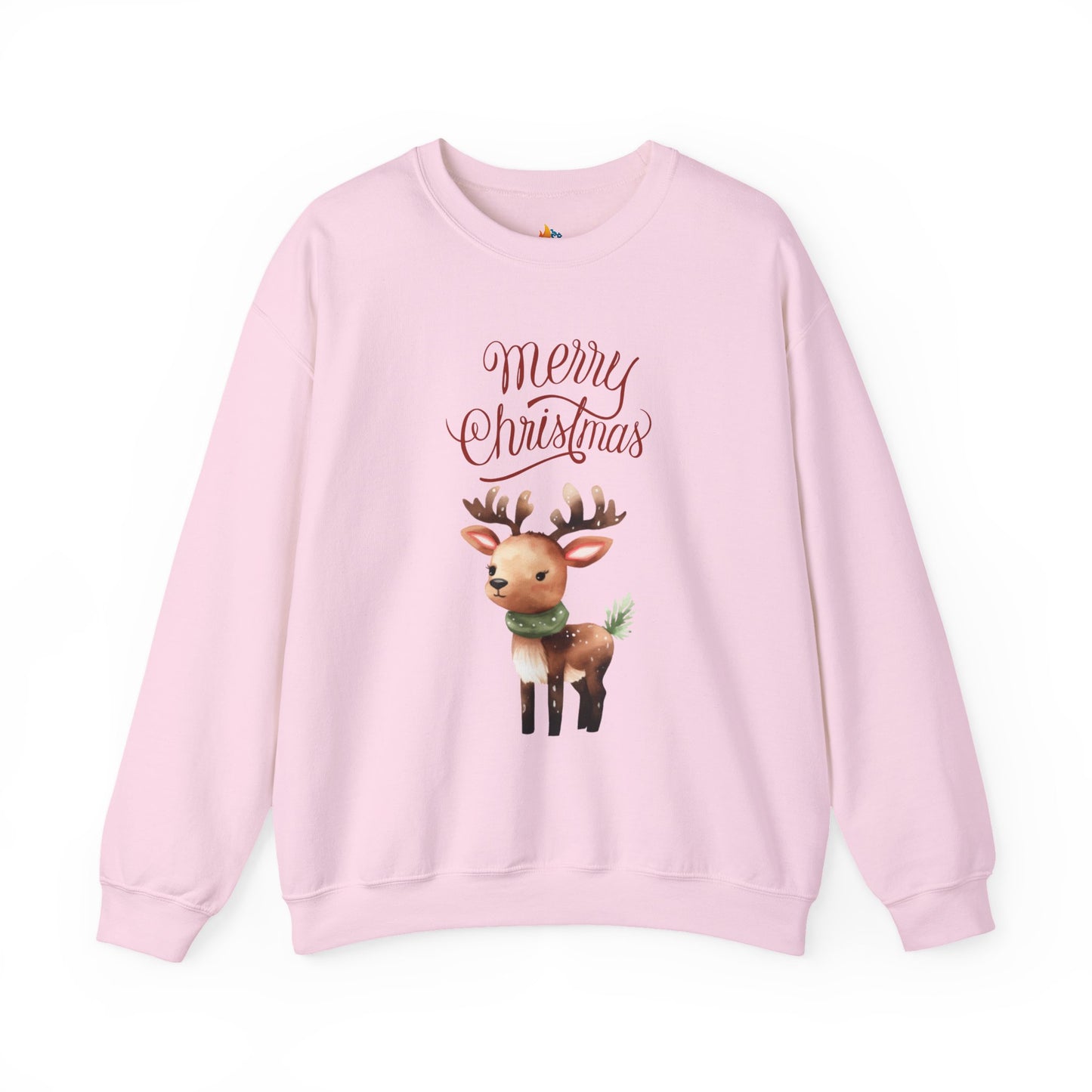 Deer, Merry Christmas Sweatshirt, Unisex Crewneck, Holiday Season Outfit, Winter Sweatshirt