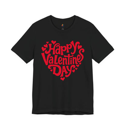Happy Valentines Day T-Shirt, Valentine’s Day T-shirt, Cute Valentine Shirt, Love Graphic Tee, Unisex Valentine Outfit, Gift for Him or Her, Romantic Holiday Tee