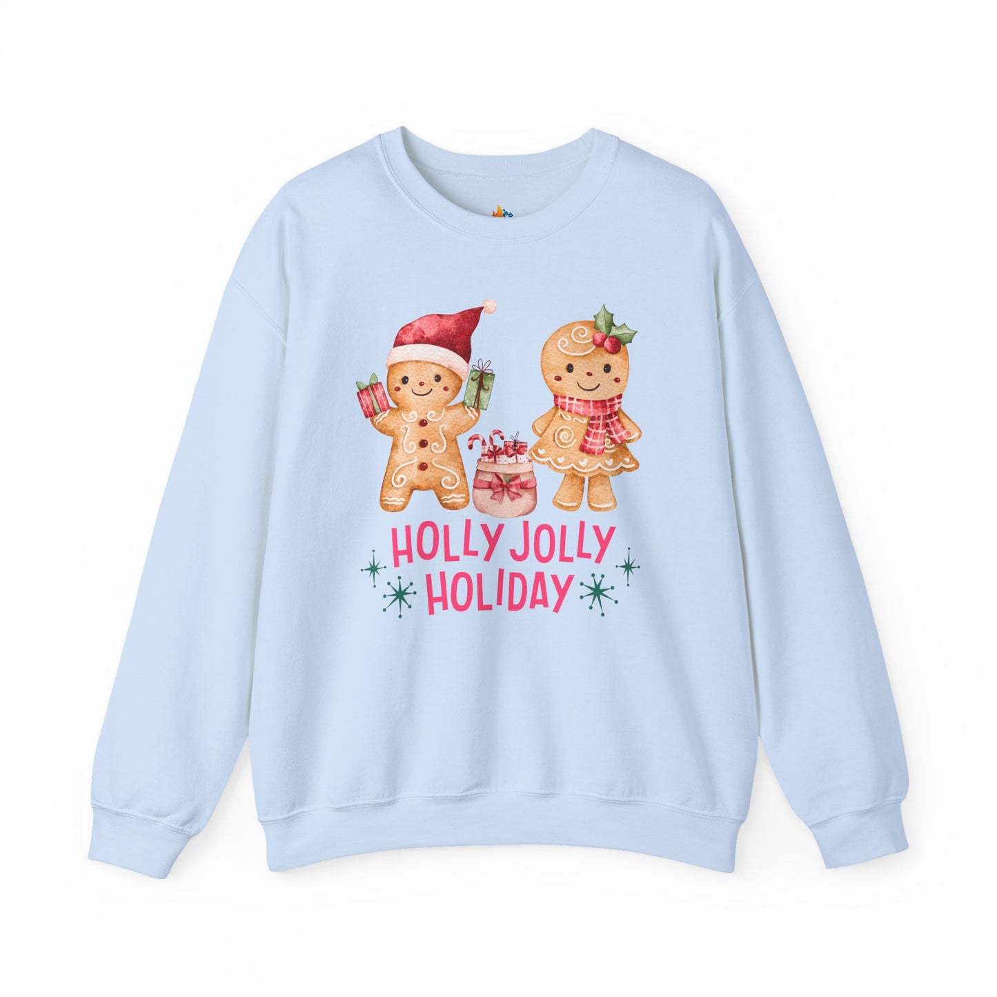 Holly Jolly Holiday, Christmas Sweatshirt, Unisex Crewneck, Holiday Season Outfit, Winter Sweatshirt