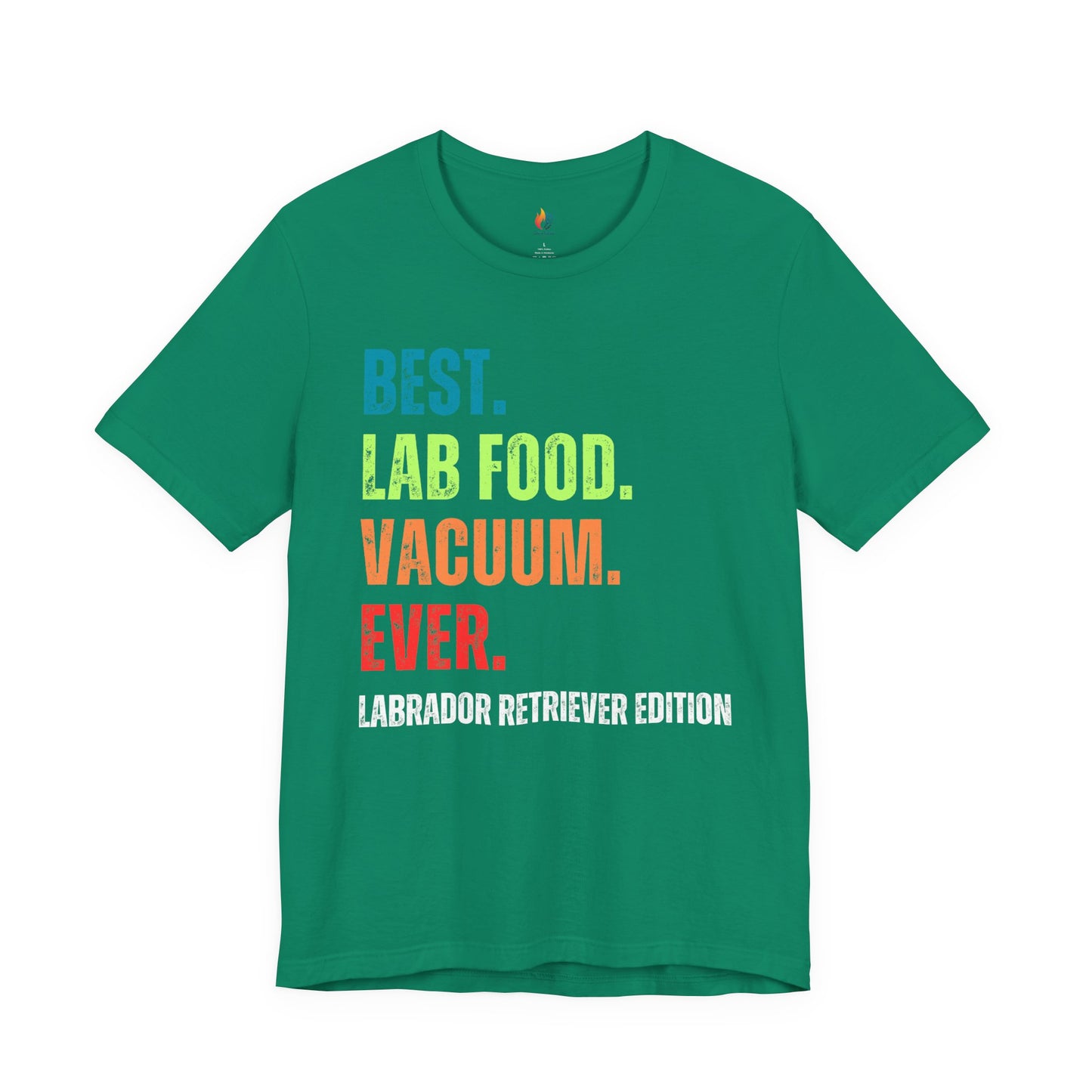 Labrador Dog Lover T-Shirt - "Best Lab Food Vacuum Ever" Graphic Tee