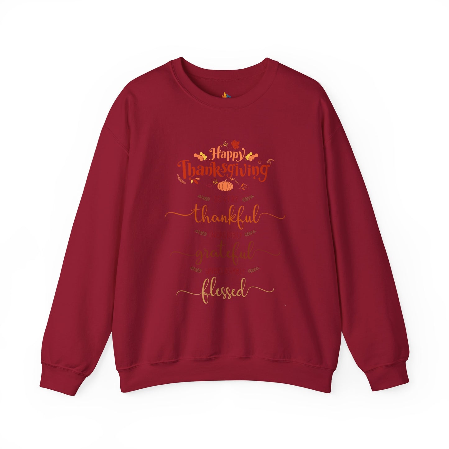 Happy Thanksgiving Sweatshirt, Unisex Crewneck, Fall Season Outfit, Cozy Fall Gift