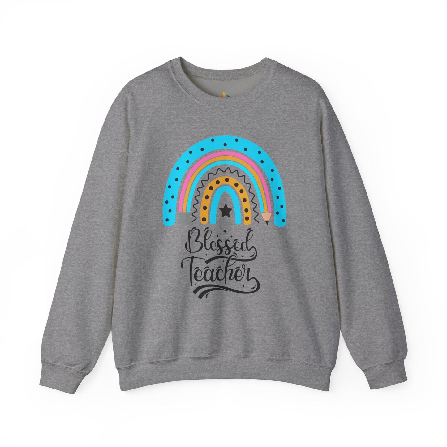 Blessed Teacher, Thanksgiving Sweatshirt, Unisex Crewneck, Fall Season Outfit, Cozy Fall Gift