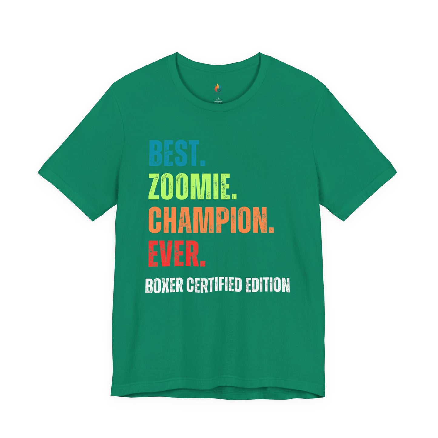 Boxer Dog Lover T-Shirt - "Best zoomie Champion Ever" Graphic Tee