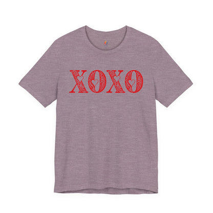 XOXO T-Shirt, Valentine’s Day T-shirt, Cute Valentine Shirt, Love Graphic Tee, Unisex Valentine Outfit, Gift for Him or Her, Romantic Holiday Tee