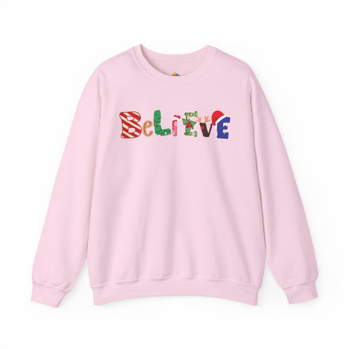 Believe, Christmas Sweatshirt, Unisex Crewneck, Holiday Season Outfit, Winter Sweatshirt