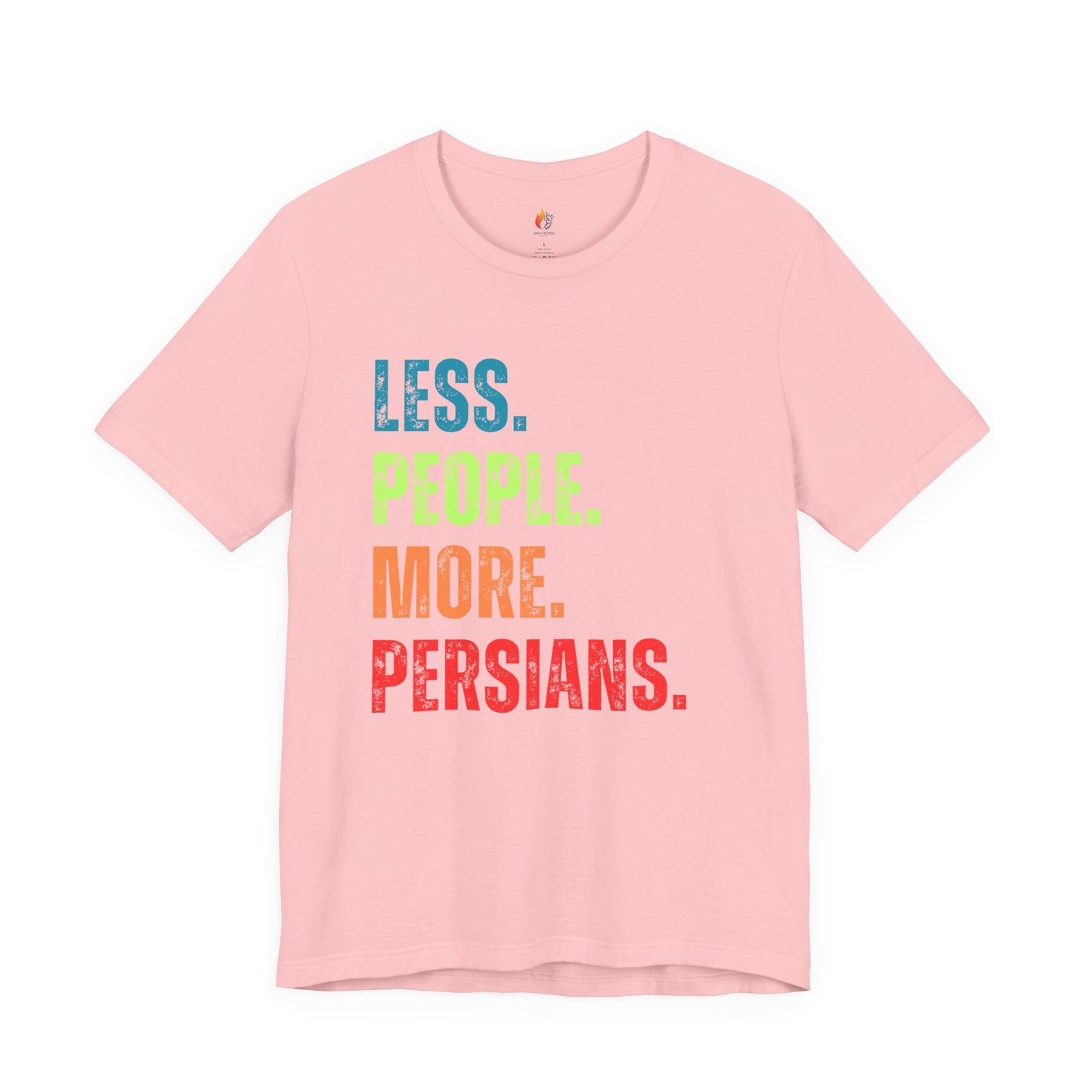 Cat Lover T-Shirt - "Less People More Persians" Graphic Tee