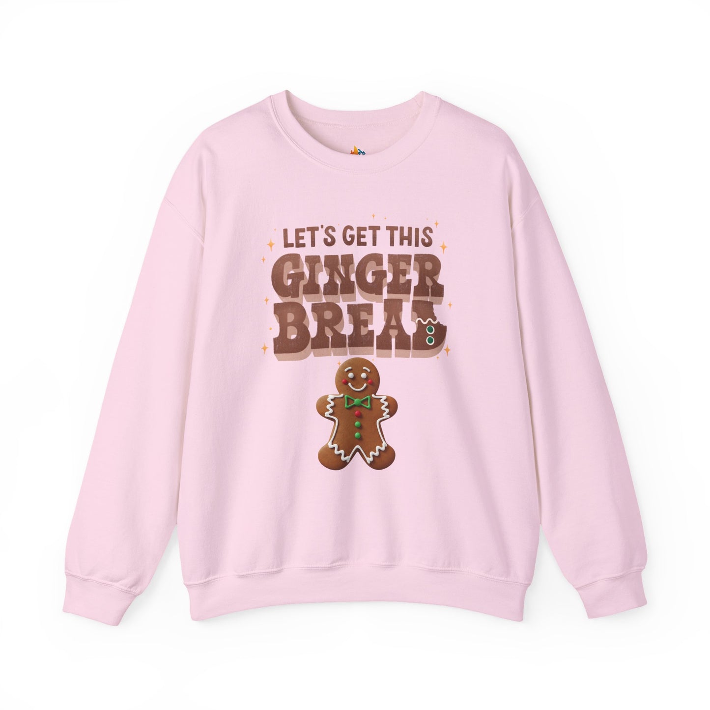 Lets get Gingerbread Man, Christmas Sweatshirt, Unisex Crewneck, Holiday Season Outfit, Winter Sweatshirt