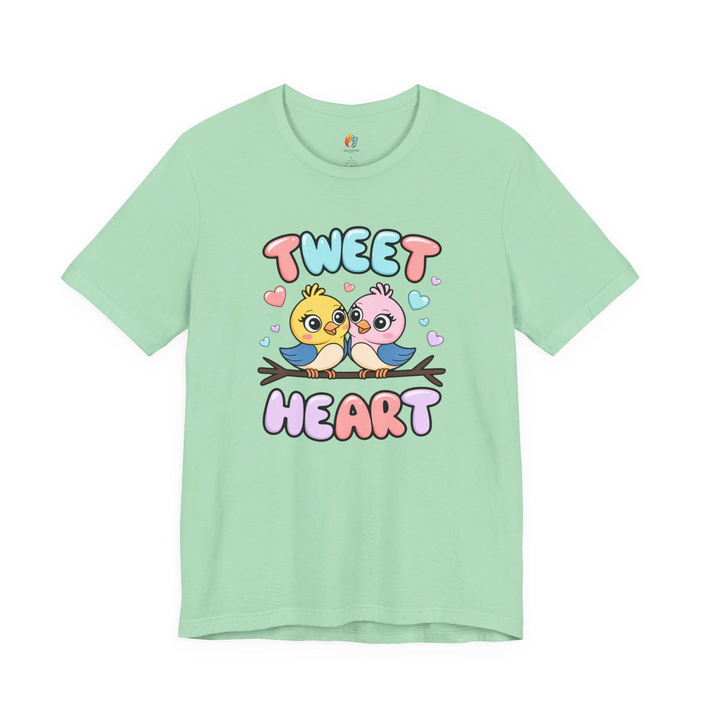 Tweet Heart T-Shirt, Valentine’s Day T-shirt, Cute Valentine Shirt, Love Graphic Tee, Unisex Valentine Outfit, Gift for Him or Her, Romantic Holiday Tee