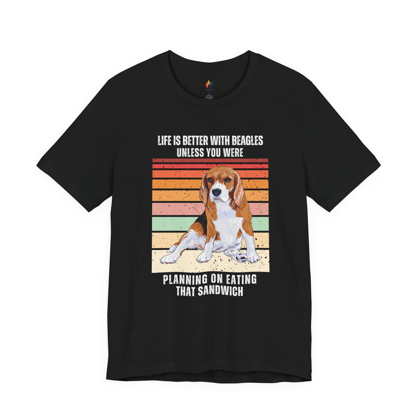 Beagles - Life is better with, Dog Lover T-Shirt - Funny Graphic Tee