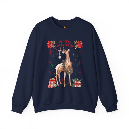 Merry Christmas Sweatshirt, Unisex Crewneck, Holiday Season Outfit, Winter Sweatshirt