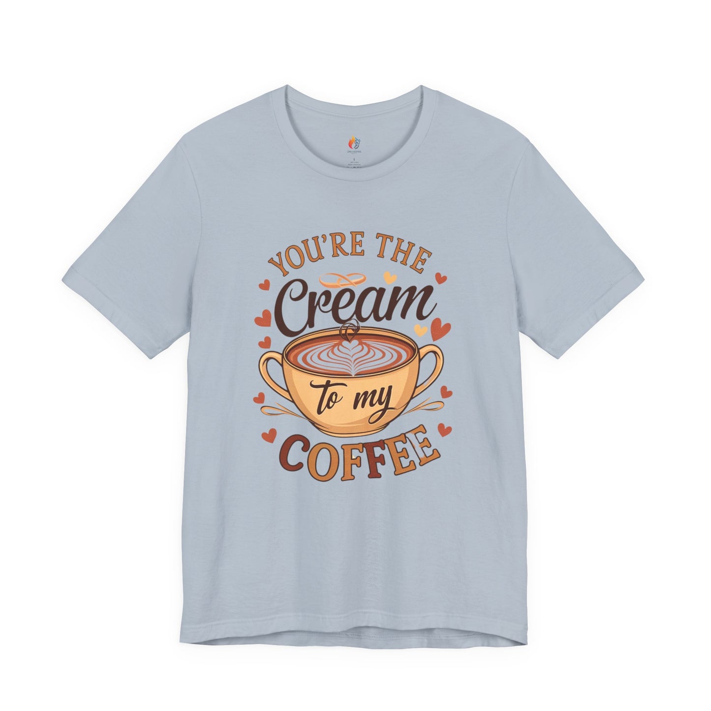 You are the Cream to my Coffee T-Shirt, Valentine’s Day T-shirt, Cute Valentine Shirt, Love Graphic Tee, Unisex Valentine Outfit, Gift for Him or Her, Romantic Holiday Tee