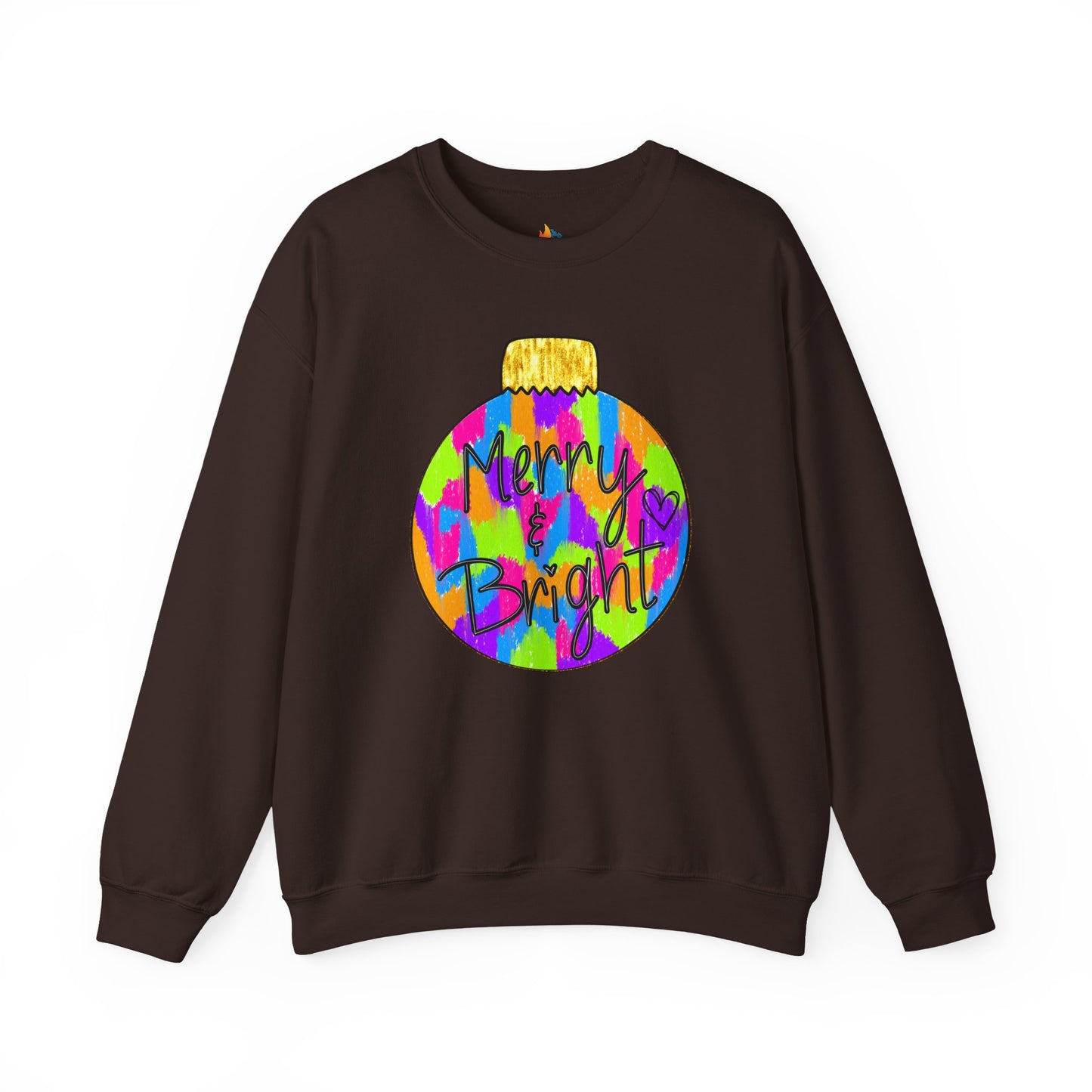 Merry & Bright, Christmas Sweatshirt, Unisex Crewneck, Holiday Season Outfit, Winter Sweatshirt