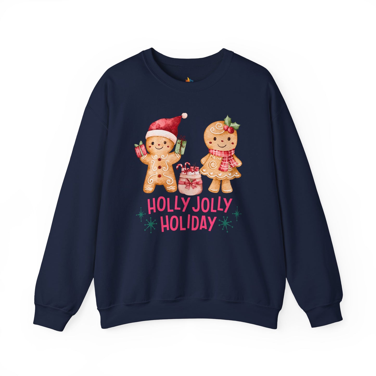 Holly Jolly Holiday, Christmas Sweatshirt, Unisex Crewneck, Holiday Season Outfit, Winter Sweatshirt