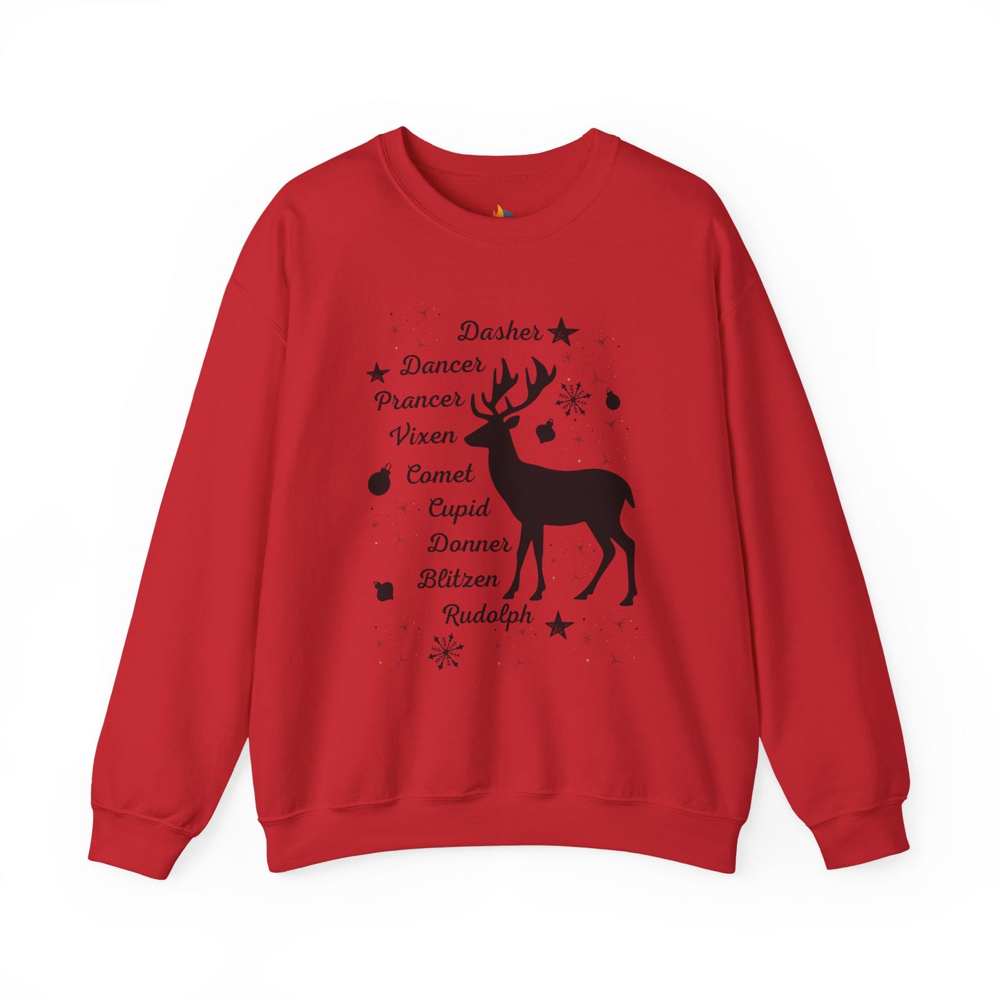 Reindeer, Christmas Sweatshirt, Unisex Crewneck, Holiday Season Outfit, Winter Sweatshirt