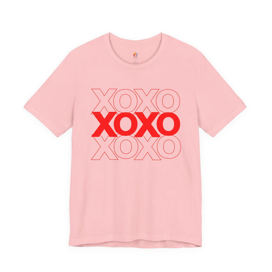 XOXO T-Shirt, Valentine’s Day T-shirt, Cute Valentine Shirt, Love Graphic Tee, Unisex Valentine Outfit, Gift for Him or Her, Romantic Holiday Tee