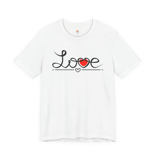 Love T-Shirt, Valentine’s Day T-shirt, Cute Valentine Shirt, Love Graphic Tee, Unisex Valentine Outfit, Gift for Him or Her, Romantic Holiday Tee