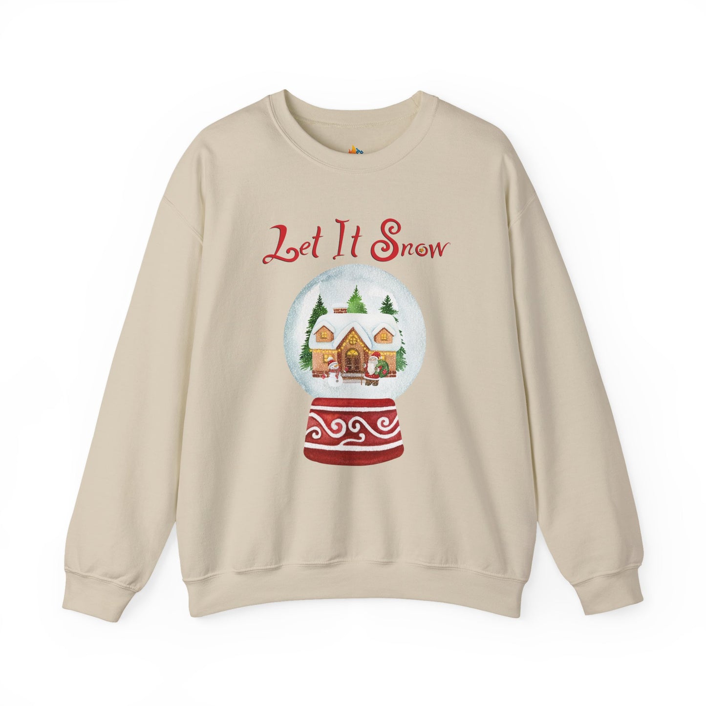 Let it Snow, Christmas Sweatshirt, Unisex Crewneck, Holiday Season Outfit, Winter Sweatshirt
