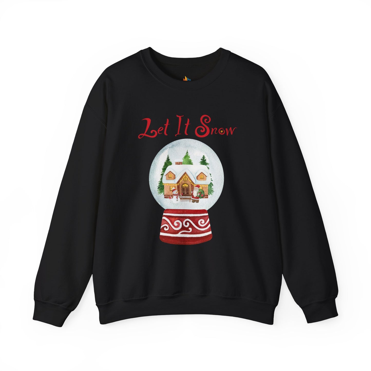 Let it Snow, Christmas Sweatshirt, Unisex Crewneck, Holiday Season Outfit, Winter Sweatshirt