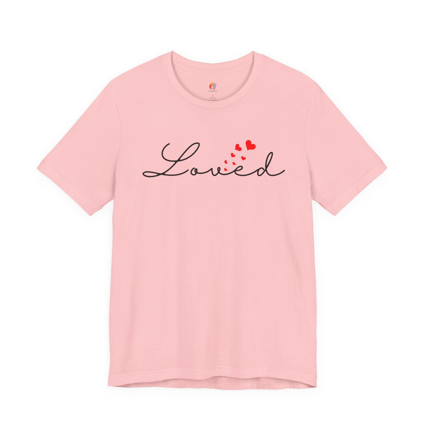 Loved T-Shirt, Valentine’s Day T-shirt, Cute Valentine Shirt, Love Graphic Tee, Unisex Valentine Outfit, Gift for Him or Her, Romantic Holiday Tee